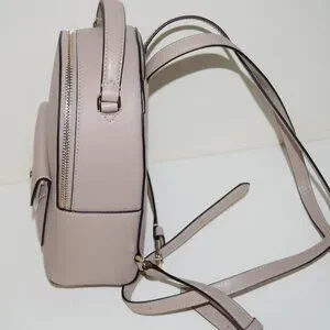 NEW ♠️ Kate Spade NY Schuyler Mini Backpack Saffiano Leather Bag Beige K8702 Kate Spade Schuyler Mini Backpack - YouTube main image 3